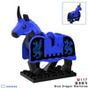 M115-120 Medieval series ancient scorpion mount armored warhorse Minifigures