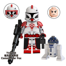 TV6108 Star Wars Series Fox Gamble Commander Clone Minifigures