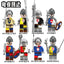 N301-308 Medieval War Scottish Greatsword Minifigures