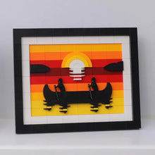 294pcs MOC-187605 Canoe at Sunset