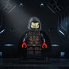 AS-02 Phantom Ninja Golden Mask Man Dr. LaRow Minifigures（The mask cannot be removed）