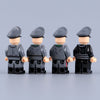 MTUV158-MTUV161 German military general in World War II minifigures