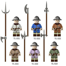 YL021-026 Medieval cotton armor militia Minifigures (new, updating)
