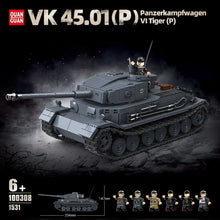 1531pcs QUANGUAN 100308 VK 45.01(P) Panzerkampfwagen VI Tiger (P)