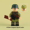 MTZ063-MTZ066 World War II Military Anti-Japanese War Soldier Infantry minifigures