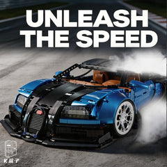 3827PCS kbox 10553 Scale Hypercar – UV Edition 1:8 – Joy Bricks