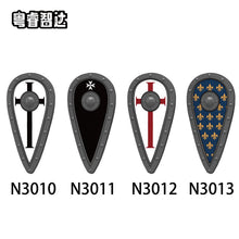 N3010-3013 Medieval Crusader Shield Minifigures