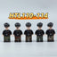 HTL110-114 WWII armed party guard tank officer Minifigures