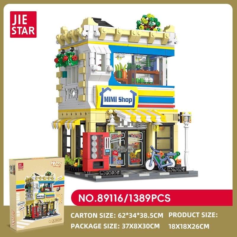 JIESTAR 89116 89117 Mini Shop & Family Shop – Joy Bricks