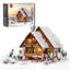 2187 pcs FunWhole F9041 Vintage house: Ski Hut  With lights