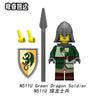 N511U-518U Medieval Castle Knight Series minifigures