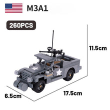 MOC WWII US Military M3A1 Reconnaissance Armored Vehicle