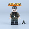 HTL142-146 WWII Air Force Camouflage Paratrooper Minifigures