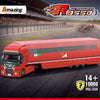 1228PCS MX 10008 Formula Racing Team Transport Truck