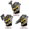 Dxmh745-747 Warhammer MK3 Iron Warrior Minifigures