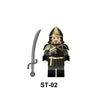 ST01-02 Medieval armored soldier Minifigures