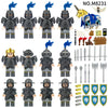 M8231 White Horse Knights Legion Minifigures
