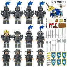 M8231 White Horse Knights Legion Minifigures