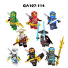 GA107-114 Phantom Series Ninja Minifigures