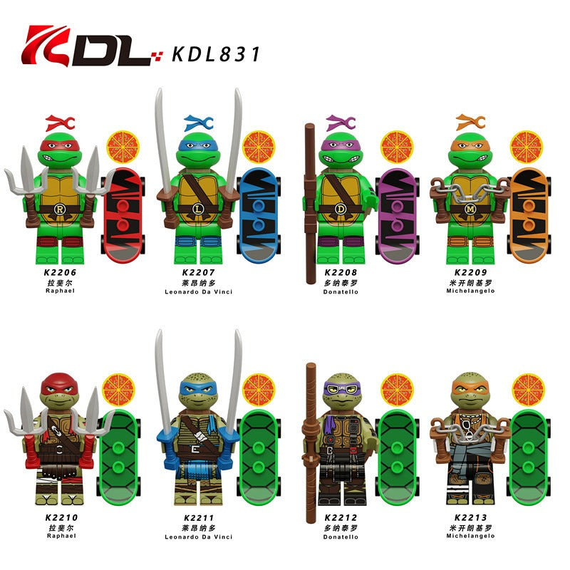 16 TMNT store minifigures