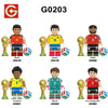 G0202 G0203 Soccer superstar Minifigures(new, updating)