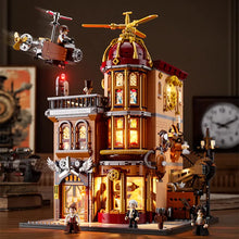 1858 pcs Funwhole F9050 Steampunk Flying Club