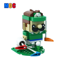 (Gobricks version) 129pcs MOC-216719 Luigi (Mario Golf Editon)