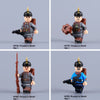 MT78-MT81 World War I German Prussian soldier Minifigures