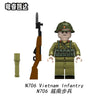 N701-706 Vietnam War series: US troops and Vietnamese infantry minifigures