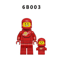 6B003-6B010 Colorful astronaut Minifigures