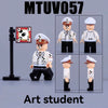 MTUV027-057 World War II military German soldier Minifigures