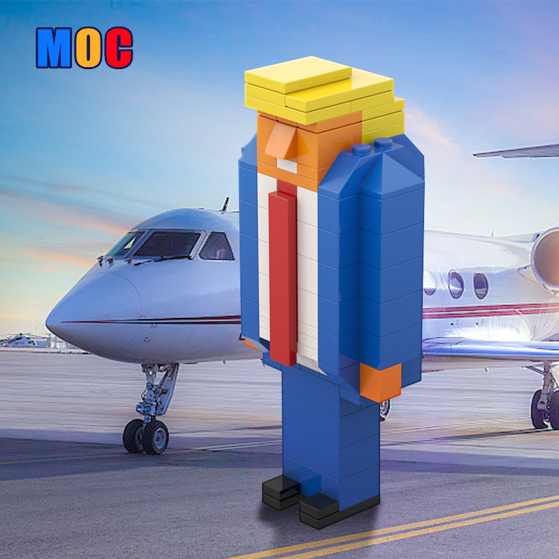 (Gobricks version) 123pcs MOC-185294 Donald Trump – Joy Bricks