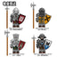 N335-338 Medieval Castle Knight Series Minifigures