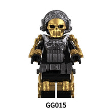 GG015 Military Series Red Wolf Minifigures Triangle Special Forces SWAT Team