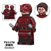 TV6221 TV6222 TV6223 Superhero Series Daredevil Punisher Minifigures(new, updating)