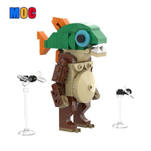 (Gobricks version) 99pcs MOC AI Brain Decaying Animals - Piranha