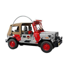 1924pcs Jurassic Park Jeep Wrangler
