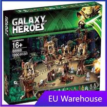 (Ship from European warehouse)1990pcs Ewok Village