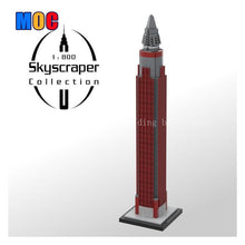 522pcs MOC-149040 Messeturm (Messe Tower) 1:800
