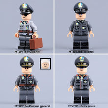 MTUV162-165 German Infantry General in World War II Minifigures