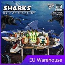 (Ship from European warehouse) 687 pcs MJi 13054 Sharks Machinery