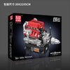 750 pcs MouldKing 10204 FE Sports Car V8 Engine (motor drive)