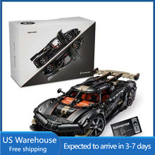 (Ship from US warehouse)4104PCS Koenig segg Sadair's Spear Megacar  1：8