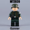 MTZ019-022 World War II military police soldier Minifigures