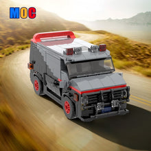 (Gobricks version) 400pcs+ MOC Draco Agent GMC Black Big Van Vandura