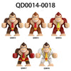 QD0014-0018 King Kong (the giant gorilla) Minifigures