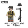 N629-632 Military Series Soldier Minifigures