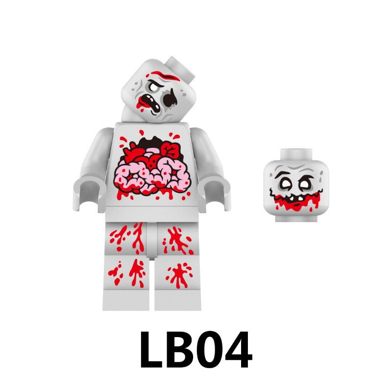 LB04 LB05 Halloween series tilted head Minifigures – Joy Bricks