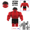 AF364-367 Superhero Red Hulk Minifigures