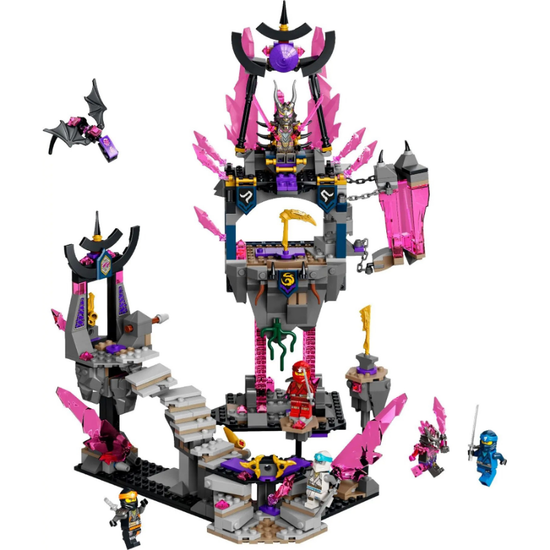 722PCS 7012 The Crystal King 71772, 7011The Crystal King Temple